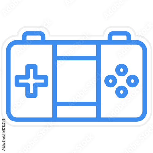 Vector Design Console Game Icon Style