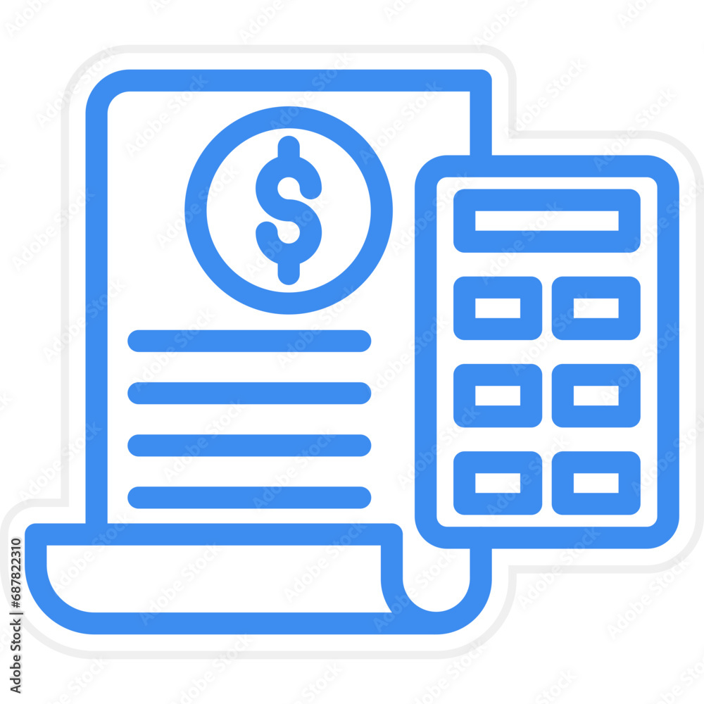 Vector Design Estimate Icon Style Vector Design Estimate Icon Style