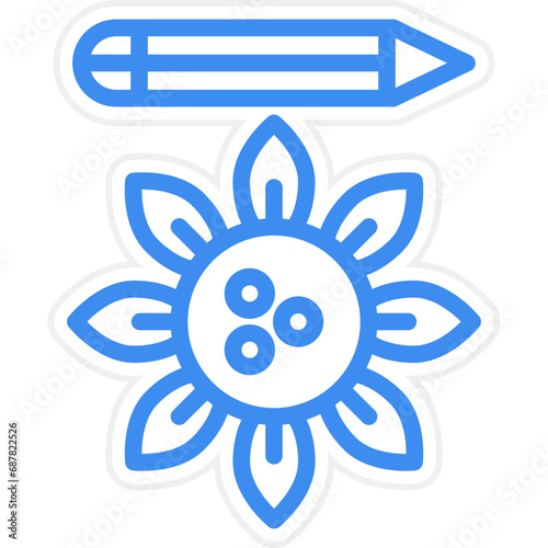 Vector Design Bio Art Icon Style