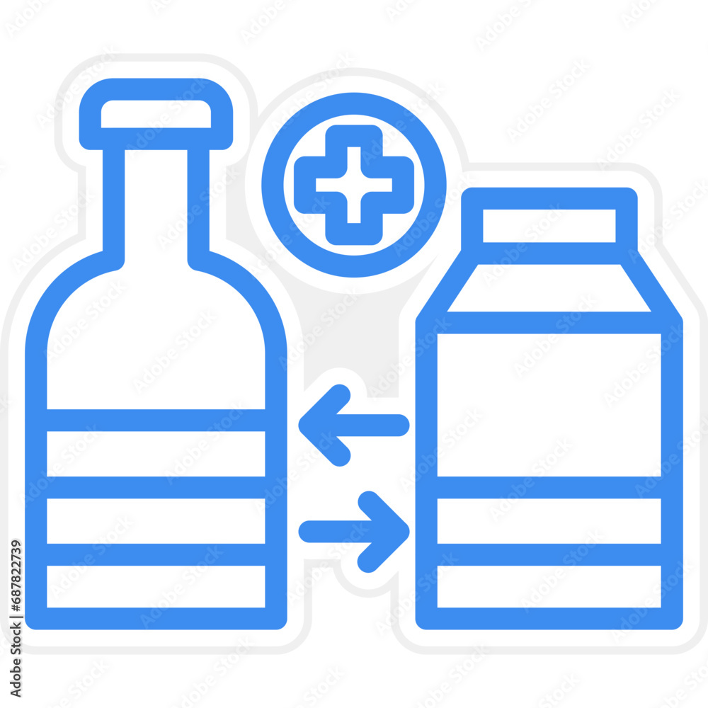 Vector Design Cross Merchandising Icon Style Vector Design Cross Merchandising Icon Style