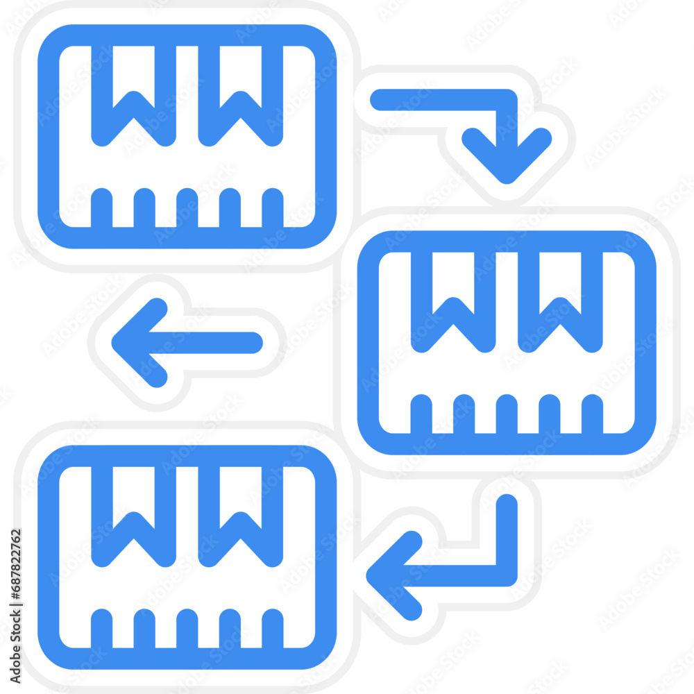 Vector Design Fifo Icon Style Vector Design Fifo Icon Style