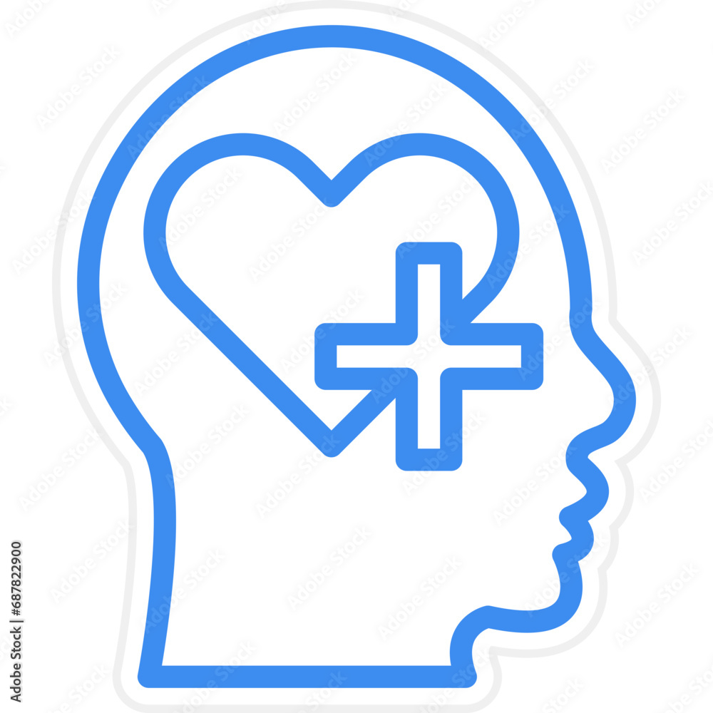 Vector Design Brain Health Icon Style Vector Design Brain Health Icon Style