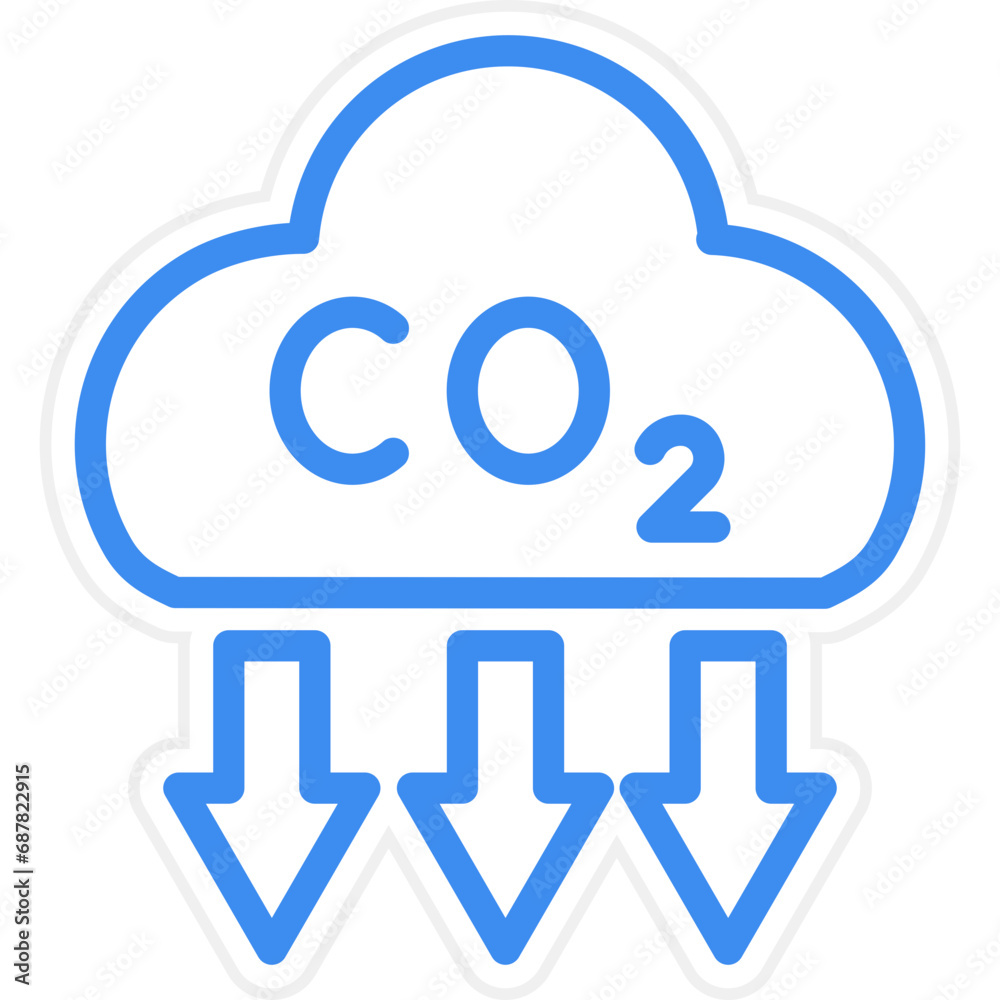Vector Design Co2 Extraction Icon Style Vector Design Co2 Extraction Icon Style
