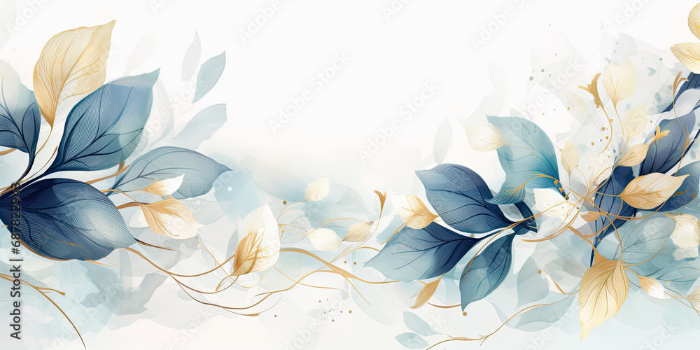 Abstract Cerulean color background. VIP Invitation, wedding and celebration card.