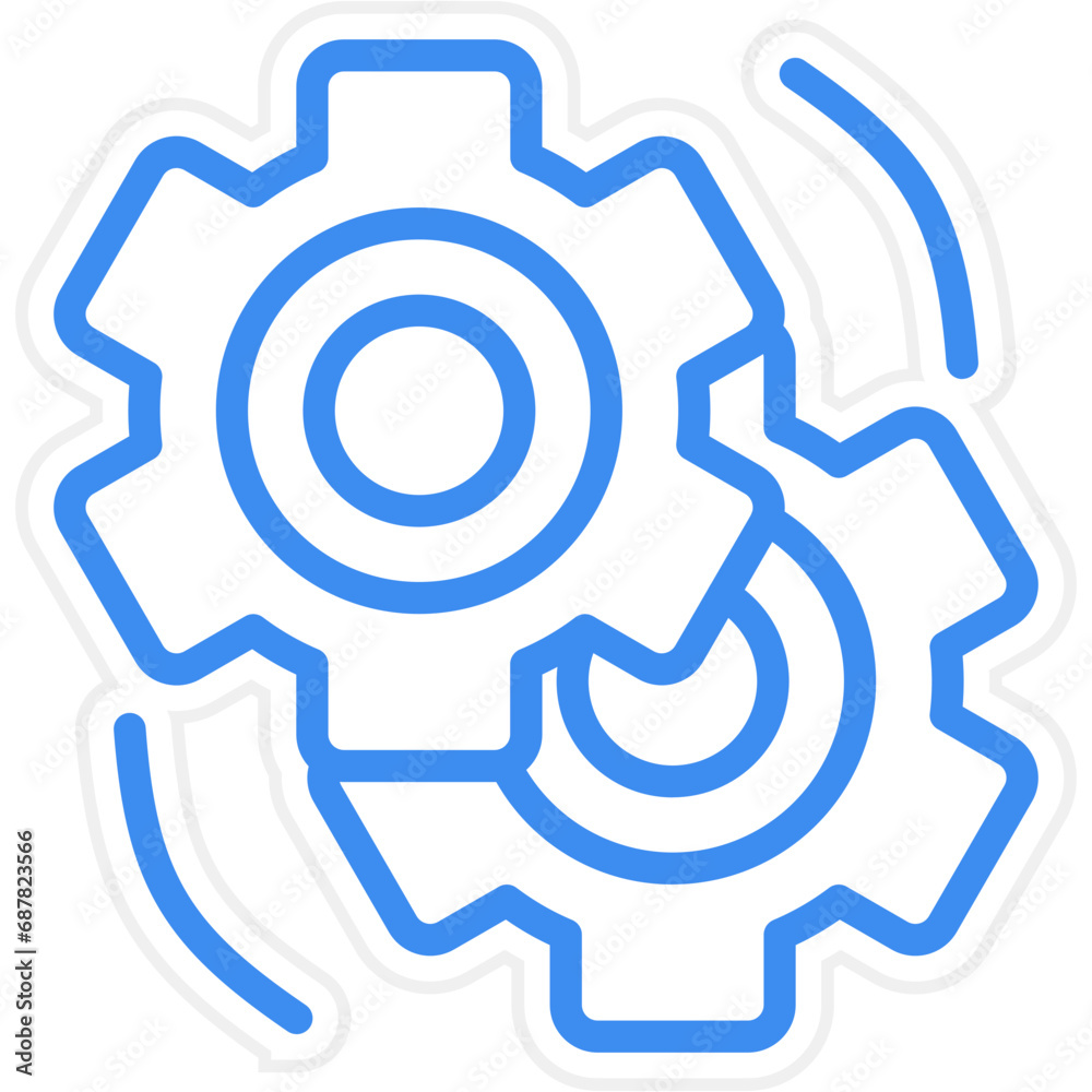 Vector Design Cog Icon Style Vector Design Cog Icon Style