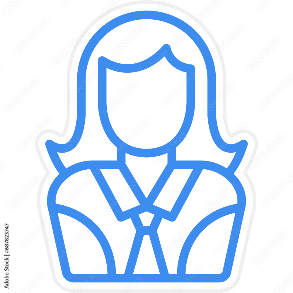 Vector Design Employee Icon Style Vector Design Employee Icon Style