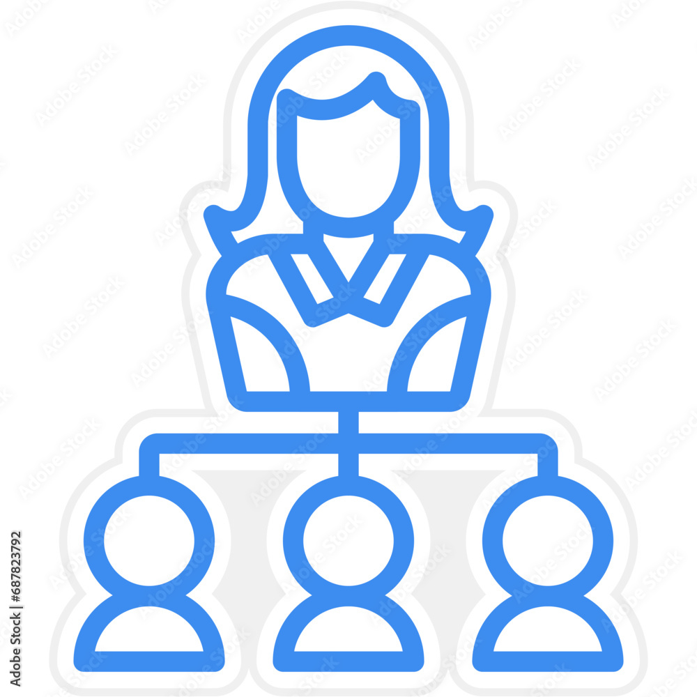 Vector Design Human Resources Icon Style Vector Design Human Resources Icon Style