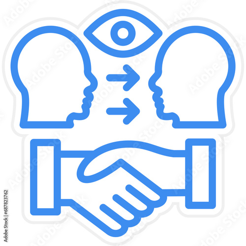 Vector Design First Impression Icon Style