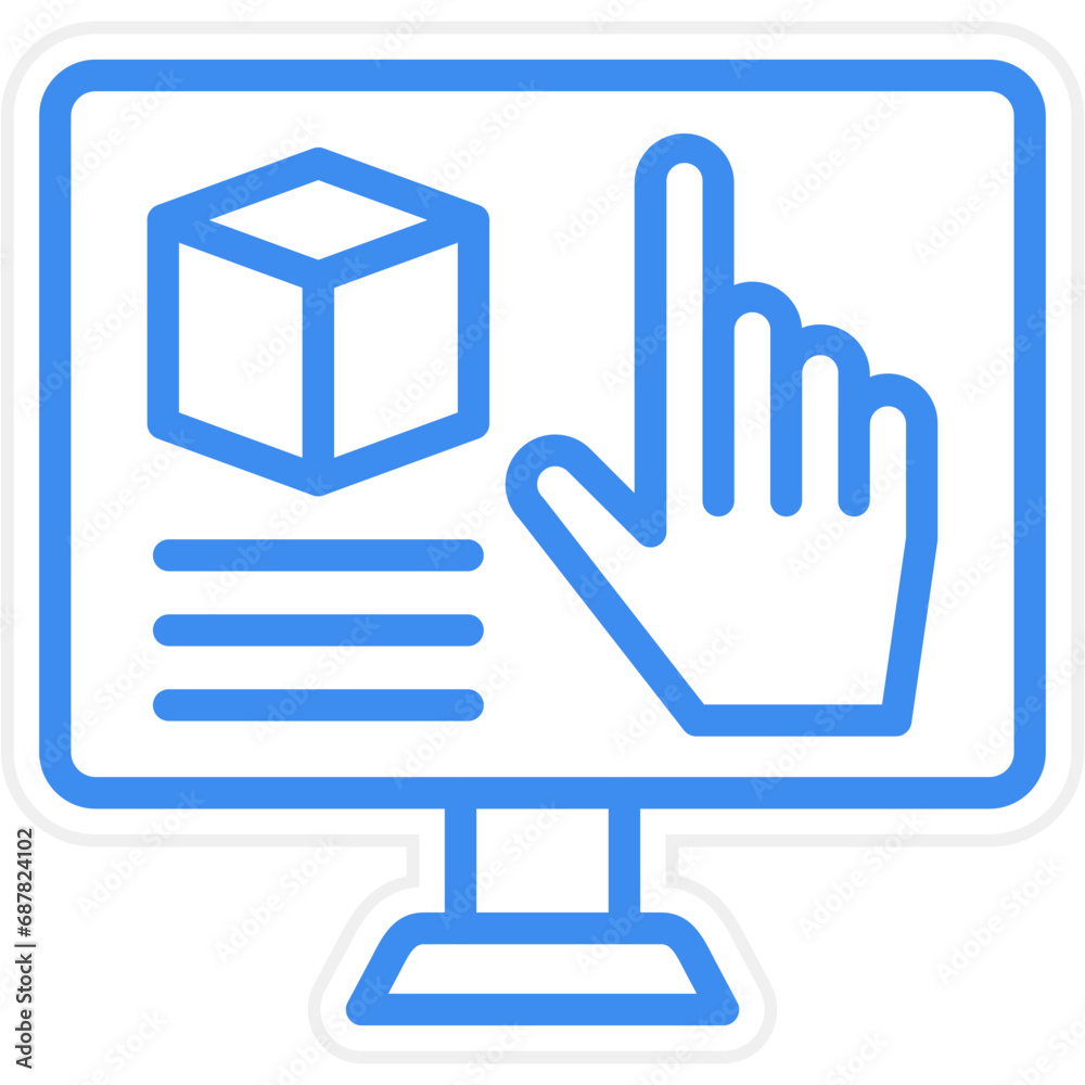 Vector Design Interaction Design Icon Style Vector Design Interaction Design Icon Style