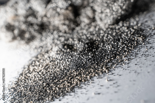 Activated coconut carbon mixed with ion exchange resins