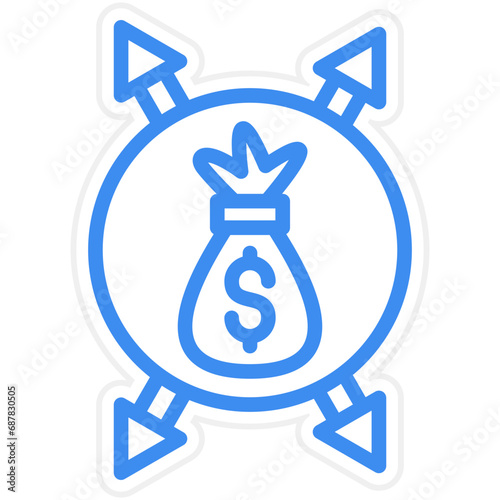 Investment Decision Icon Style