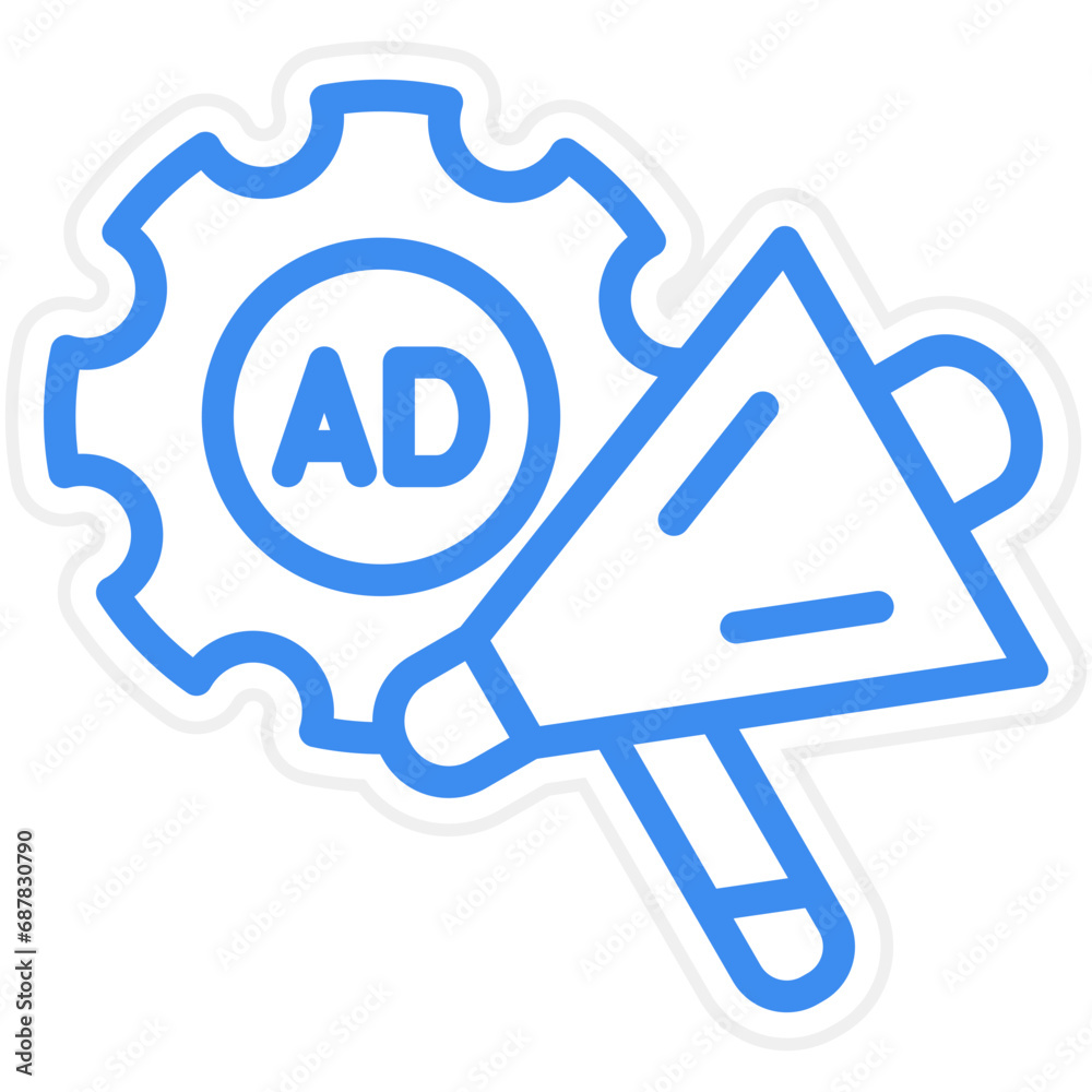 Ad Optimization Icon Style Ad Optimization Icon Style