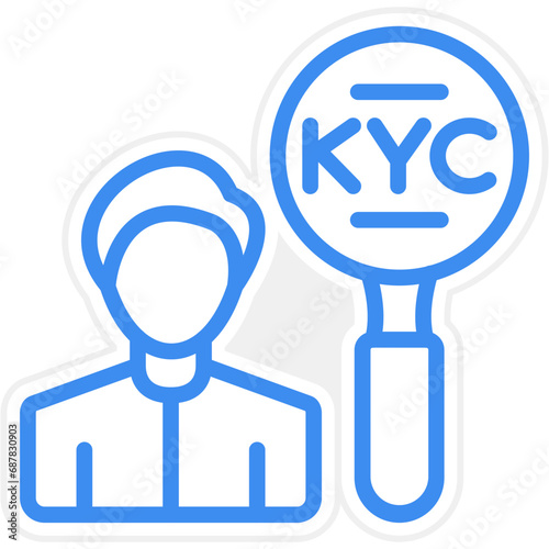 Know Your Customer Icon Style