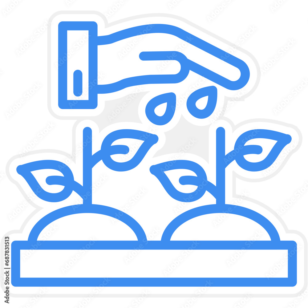 Ecological Farming Icon Style Ecological Farming Icon Style