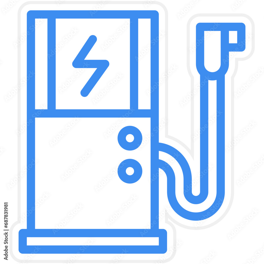 Power Station Icon Style Power Station Icon Style