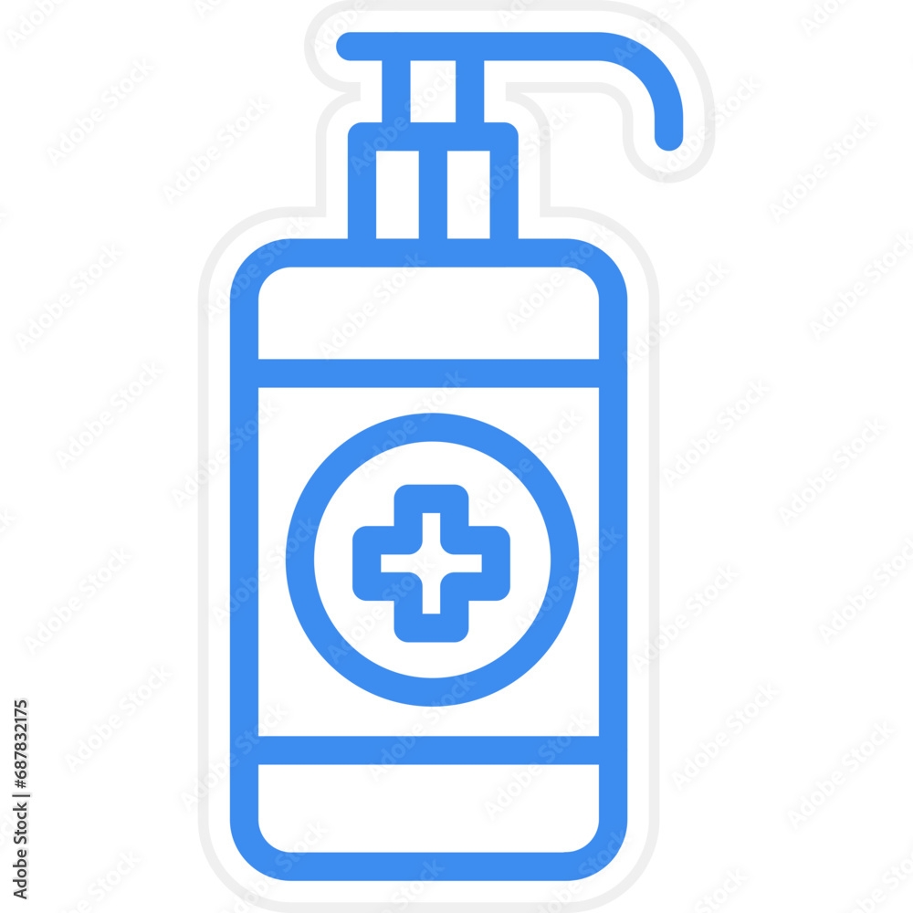 Antiseptic Icon Style Antiseptic Icon Style