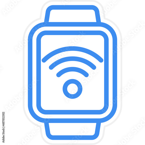 Smart Watch Icon Style