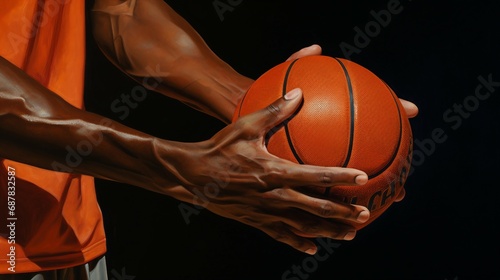 Basketball Player in Action