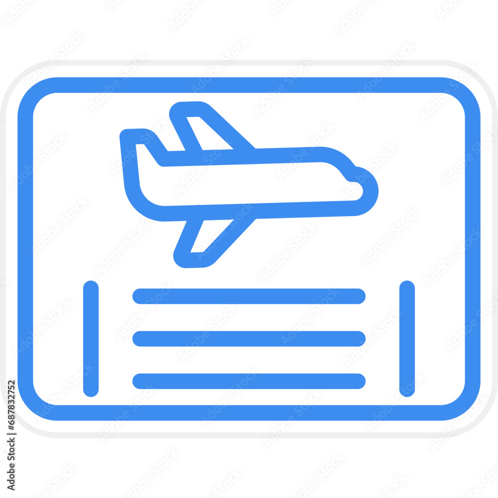 Frequent Flyer Program Icon Style Frequent Flyer Program Icon Style