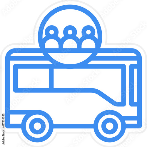Group Excursion Icon Style