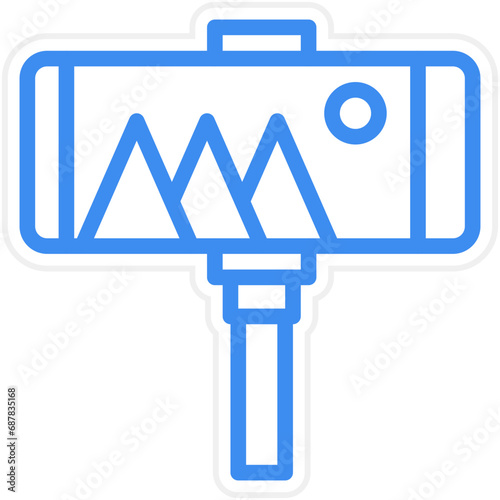 Travel Vlog Icon Style