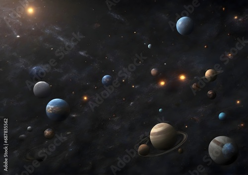 Mesmerizing 4k Artistry Unveiling the Beauty of Each Planet in Our Colorful Galactic Neighborhood"