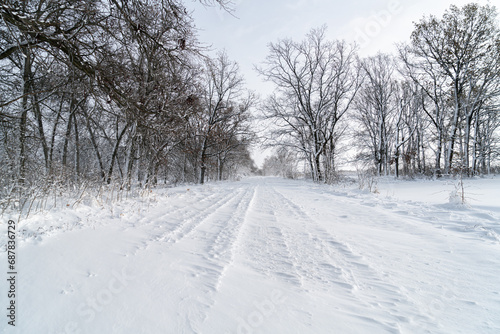 Country winter landscape © Olexandr