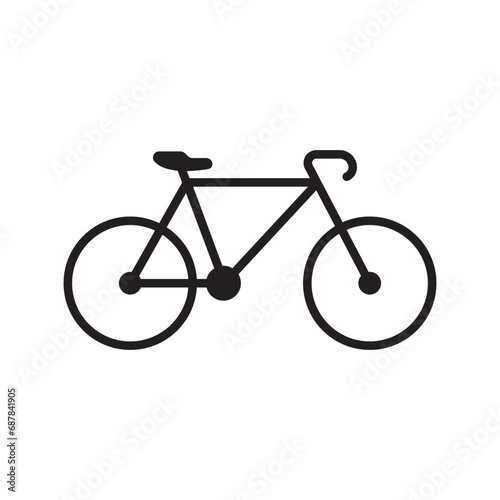 bicycle icon vector