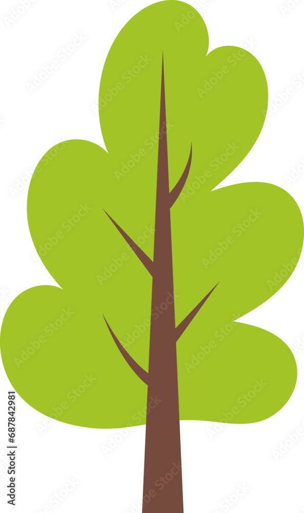 Christmas trees, pines, spruces, conifers and deciduous trees Flat trees set. Flat forest tree nature plant isolated vector illustration. Christmas trees, pines, spruces, conifers and deciduous trees Flat trees set. Flat forest tree nature plant isolated vector illustration.