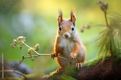 Young squirel in natural habitat © Nhan
