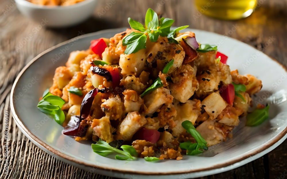 Capture the essence of Stuffing in a mouthwatering food photography shot Generative AI Capture the essence of Stuffing in a mouthwatering food photography shot Generative AI