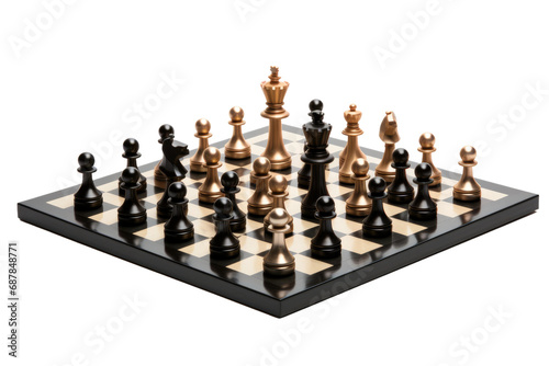 Play in Style with AstroGlide Magnetic Chess Set isolated on transparent background