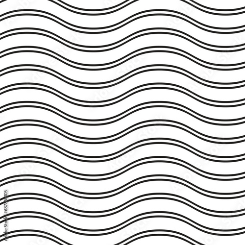 abstract geometric double line pattern can be used background.
