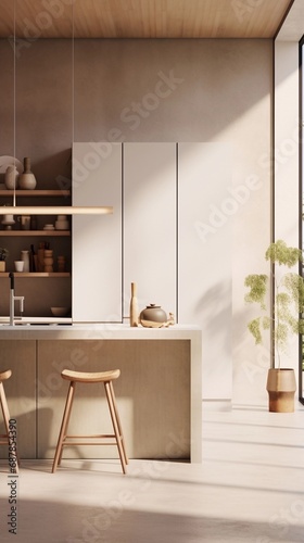 modern kitchen interior for instagram story