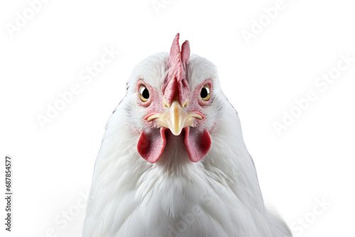 Animal Flock of Hens Feathery Harmony Displayed on a White or Clear Surface PNG Transparent Background