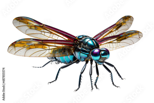 Animal Marshland Companions Mosquito with Dragonfly on a White or Clear Surface PNG Transparent Background