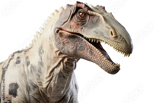 Animal Dino in the Valley Parasaurolophus Presence on a White or Clear Surface PNG Transparent Background © Usama