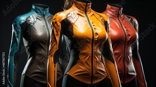 TechThreads Elegance: 3D Illustrations of Sports Apparel with Cutting-Edge Integrated Technology