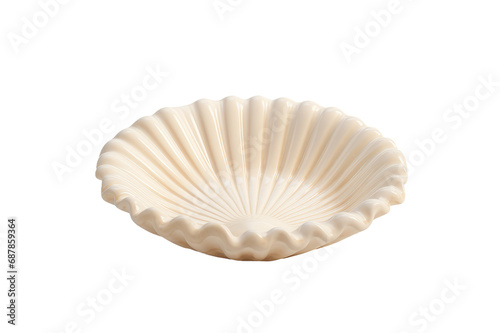 Seashell Soap Dish on Transparent Background, PNG, Generative Ai