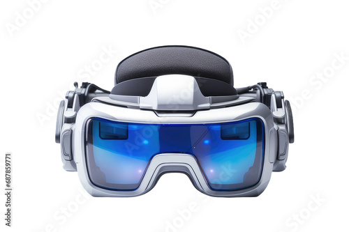 Astral Adventure Guardian Headset on Transparent Background, PNG, Generative Ai