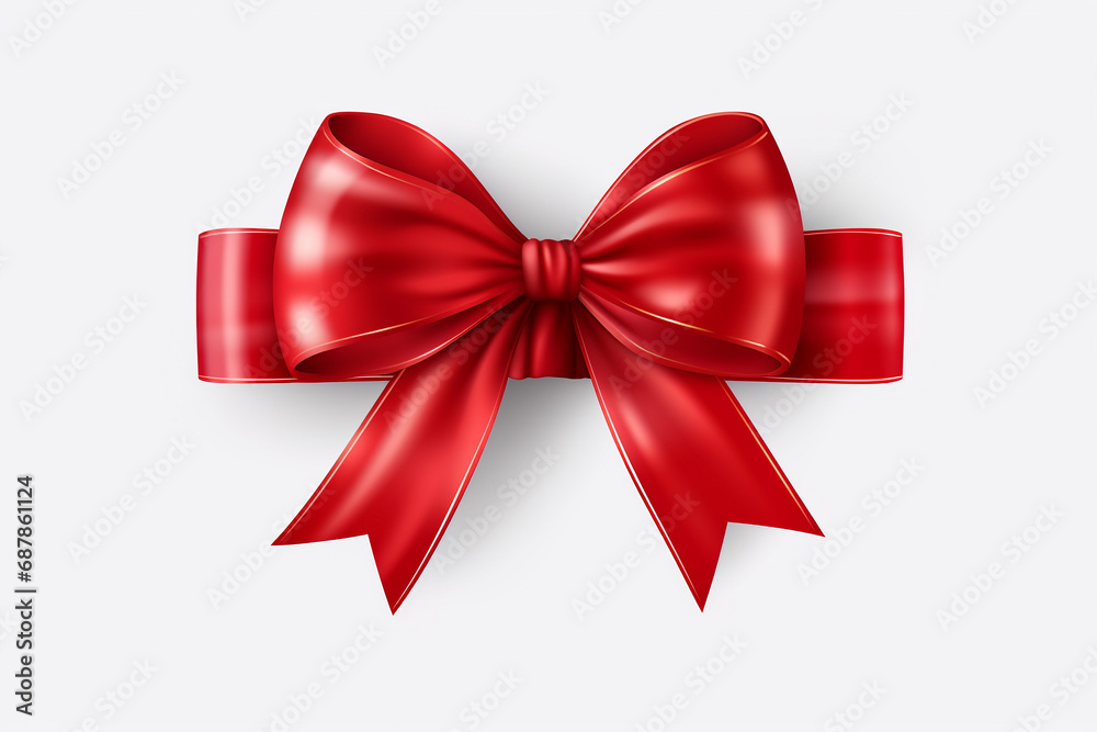 Red ribbon and bow isolated against transparent background
Red ribbon and bow isolated against transparent background