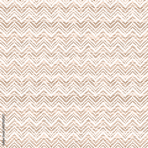 Abstract geometric herringbone pattern. simple gradient texture wave pattern in light brown summer theme wave in white background used for textiles..,