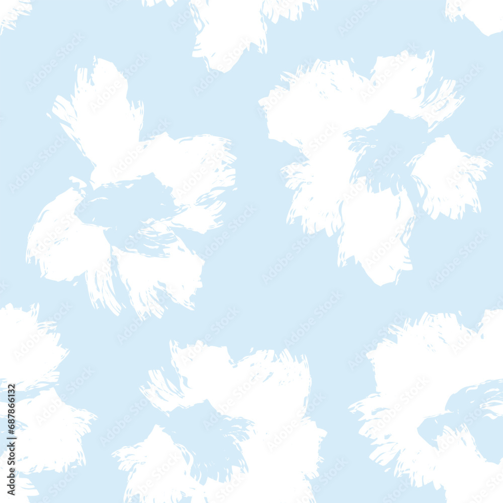 Abstract Floral seamless pattern design for fashion textiles, graphics, backgrounds and crafts