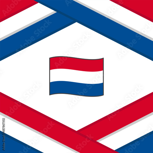 Free Download Netherlands Flag Abstract Background Design Template. Netherlands Independence Day Banner Social Media Post. Netherlands Template - GFXLoad