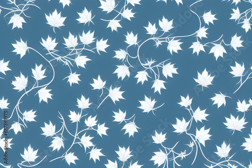 seamless floral pattern.    Generative Ai