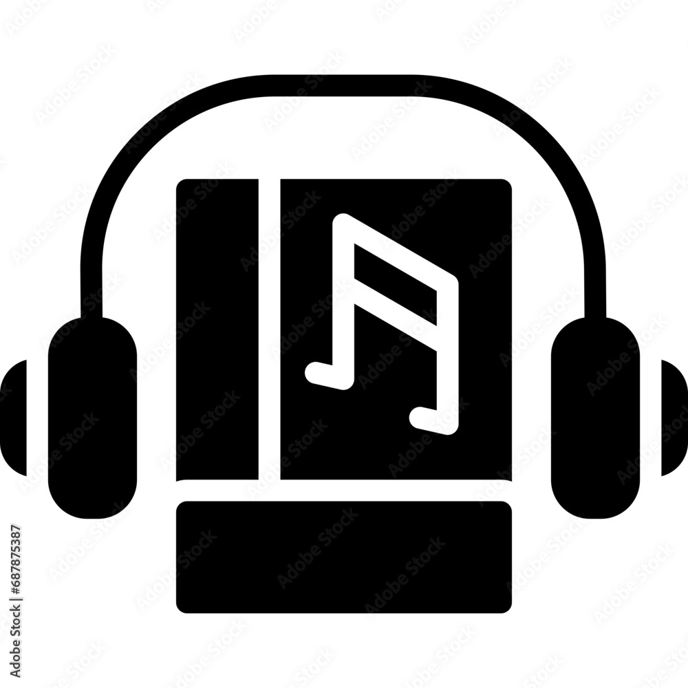 Obraz premium Audio Book Icon