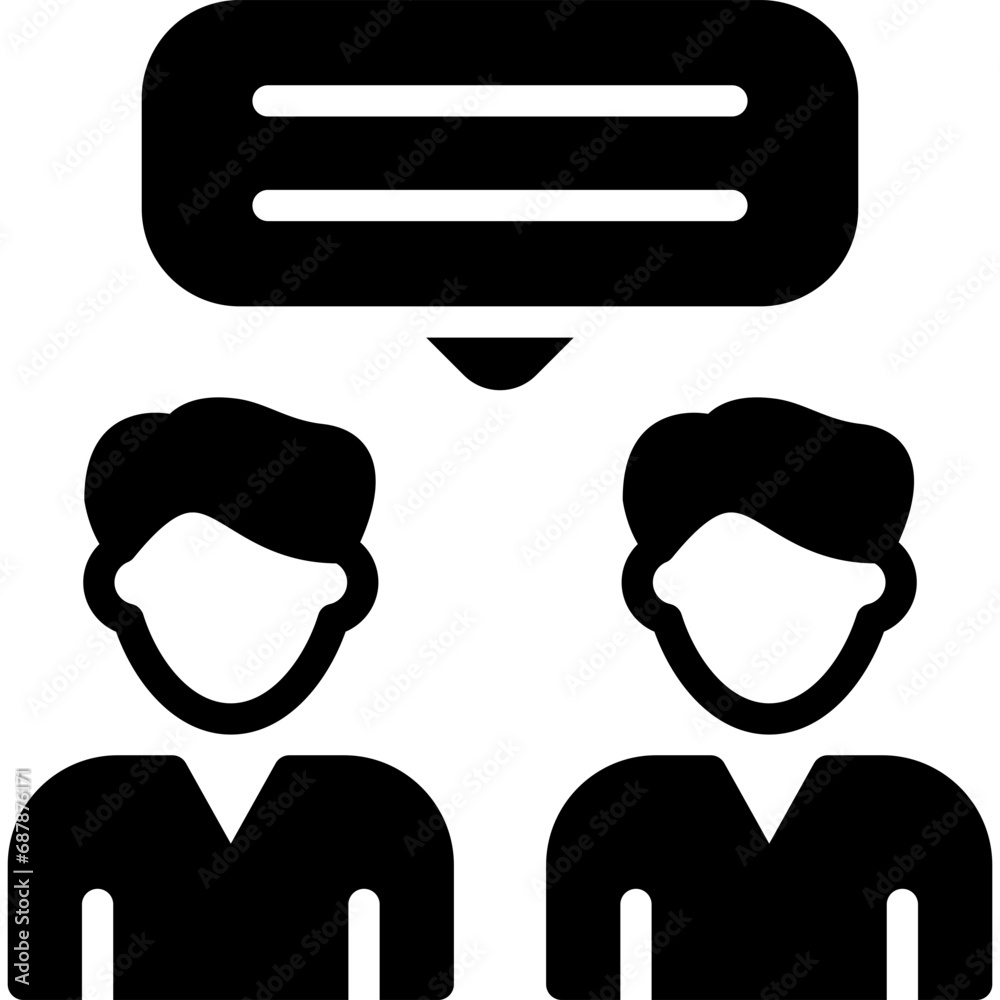 Obraz na plátně Community Icon