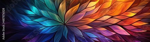Immerse in Kaleidoscope Style Backgrounds   mirrored  repeated patterns  bursting with color and intricacy. A visual feast of kaleidoscopic wonders.