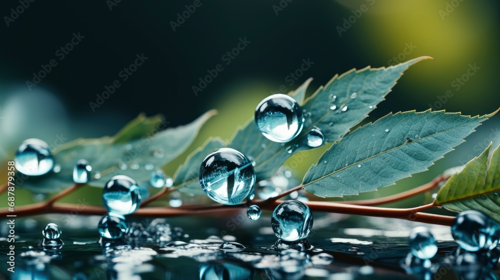 Morning Dew Drops Nature, HD, Background Wallpaper, Desktop Wallpaper