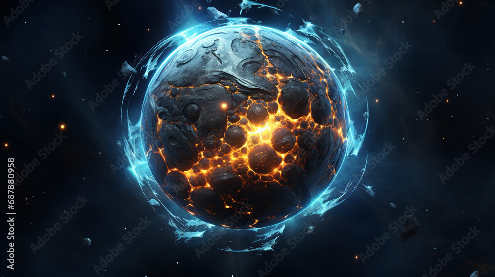 earth in space
